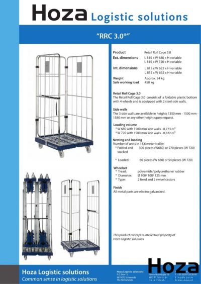 Einzelhandel Rollbehälter 3.0 ('RRC 3.0')